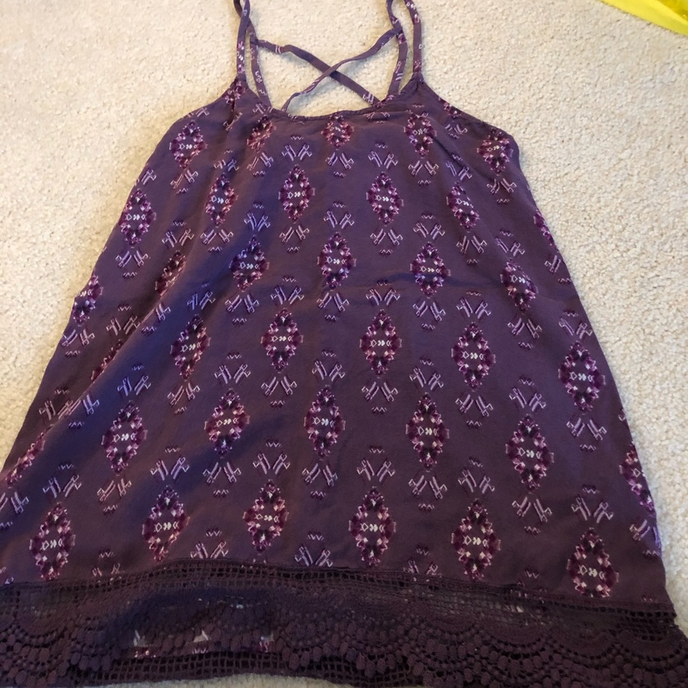 Purple tank top